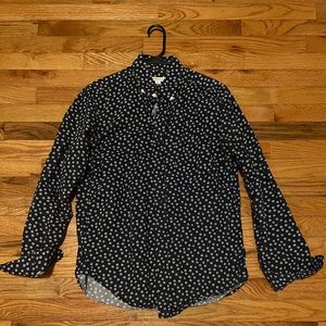 “Flower” print button down